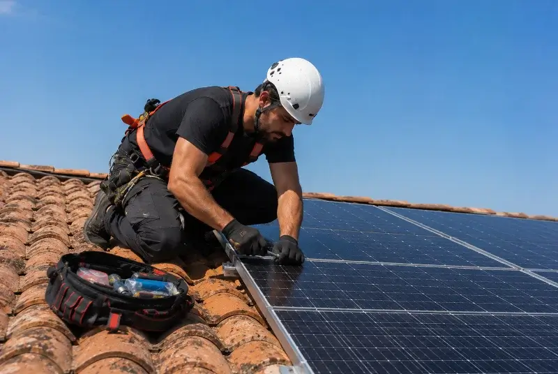 Maintenance et monitoring de panneaux solaires à Bélis