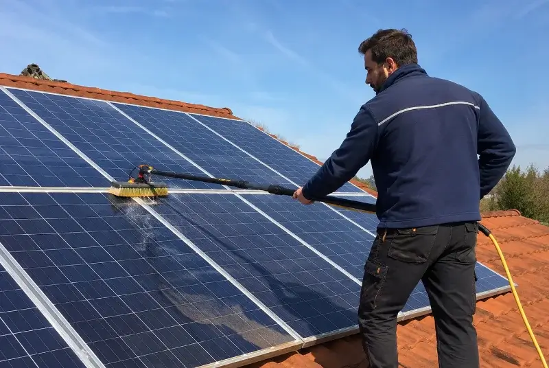 Nettoyage et entretien de panneaux solaires à Bélis